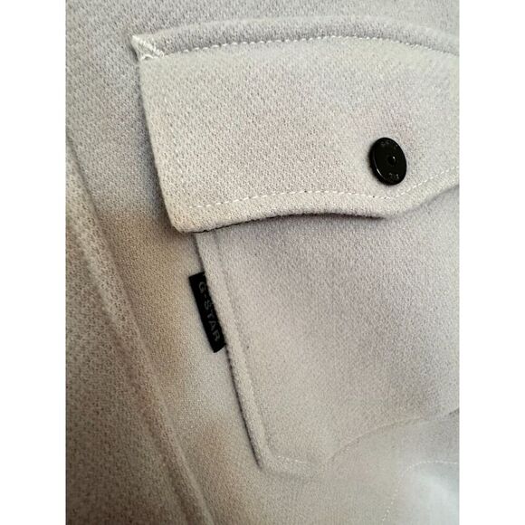 G-Star Women’s Grey Boyfriend Fit Overshirt Size Medium NWT - Picture 6 of 10